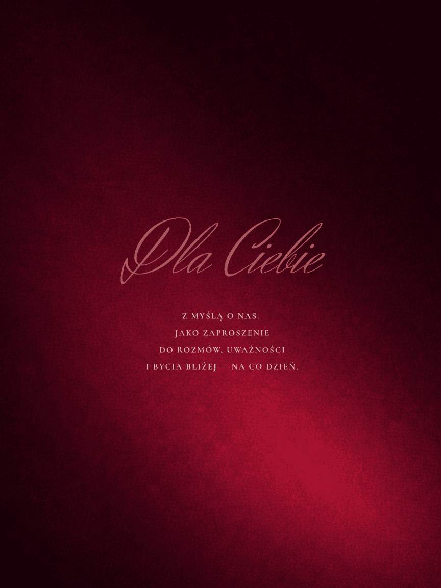 Dla Ciebie — okładka dziennika